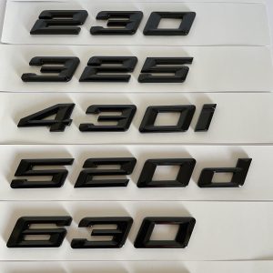 BMW emblem - blank svart (100+modeller)