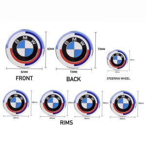 BMW 50 års jubileum 7-pack emblem
