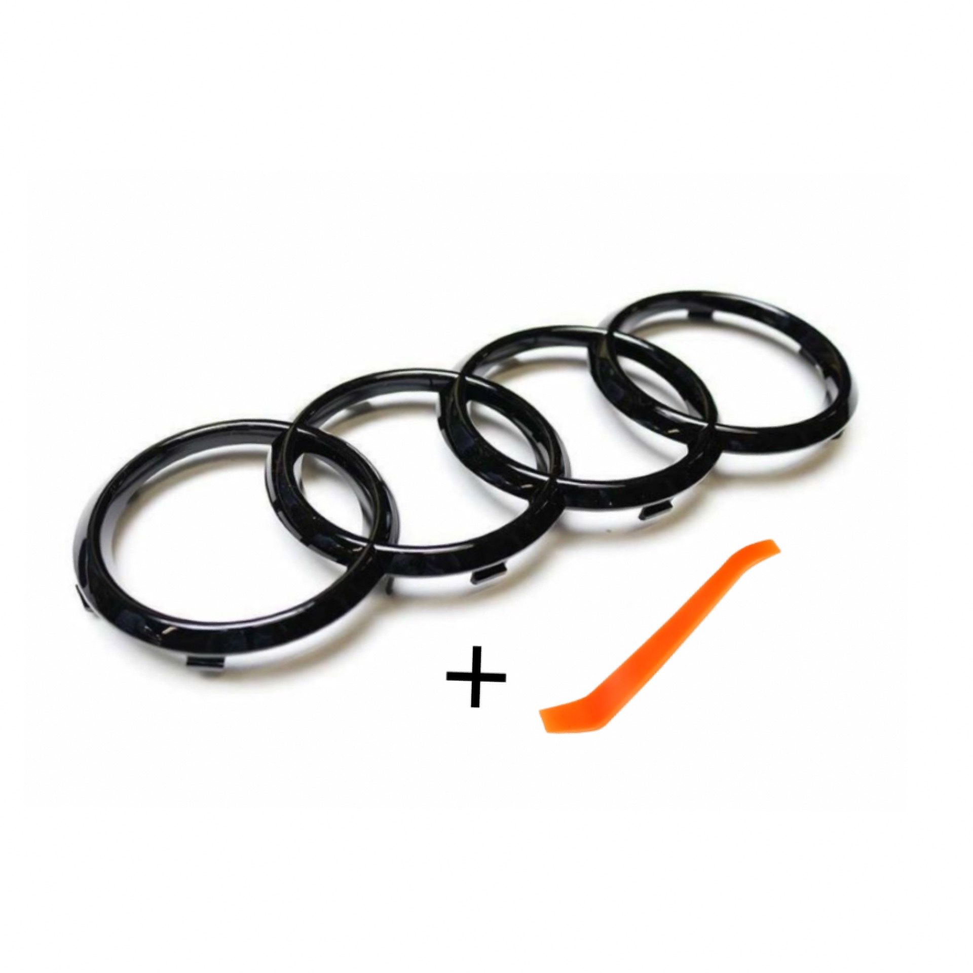 Audi ringar Grill/Baklucka svart (fram & bak) - 60+ modeller 14 Audi ringar Grill/Baklucka svart (fram & bak) - 60+ modeller - Bild 14