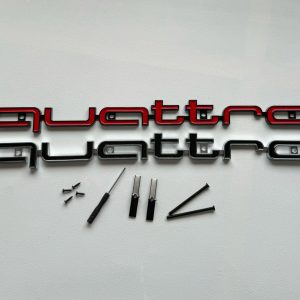 Audi Quattro emblem till galler/grill