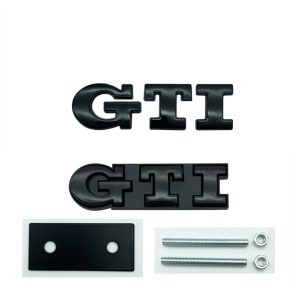 GTI emblem blanksvart - (grill/baklucka)