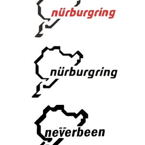 Nurburgring/Neverbeen dekal/sticker - (Flera modeller)