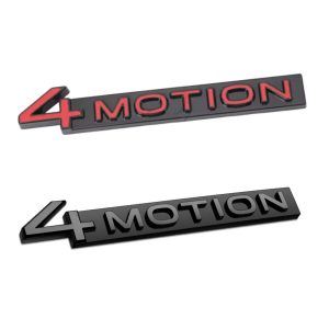 Svarta/Röda 4Motion emblem till Volkswagen - Grill/Baklucka