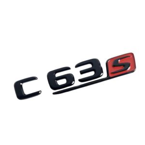 Svart C63s emblem till Mercedes
