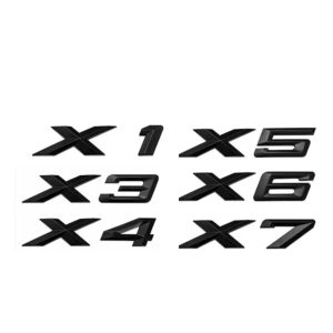 Svarta X emblem till BMW - Flera modeller