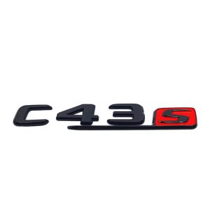 Svart C43s emblem till Mercedes