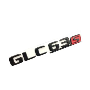 Svart GLC63s emblem till Mercedes