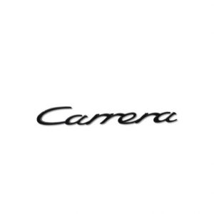 Svarta Porsche Carrera emblem till bakluckan