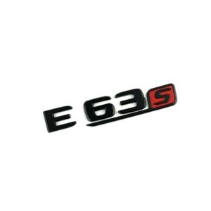 Svart E63s emblem till Mercedes