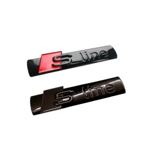 Svarta Audi S-line emblem - 2 modeller