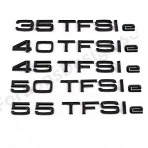 Svarta TFSIe emblem till Audi (flera modeller)