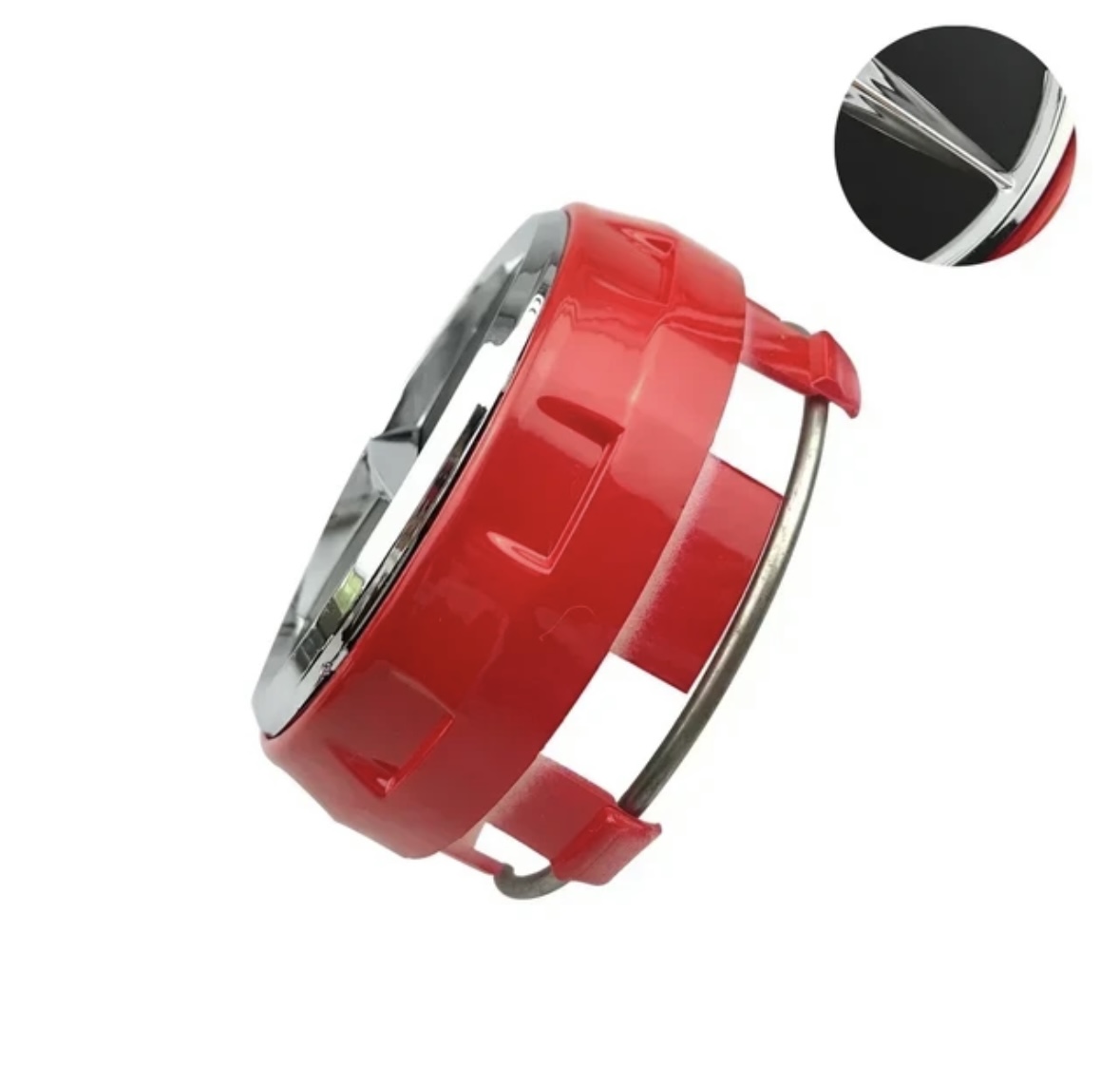 4-pack Mercedes centrumkåpor 75mm - Red Edition 2 4-pack Mercedes centrumkåpor 75mm - Red Edition - Bild 2