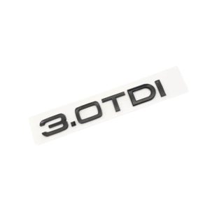 Svart 3.0 TDI emblem till Audi