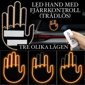 LED hand för finger gester med fjärrkontroll (Trådlös)