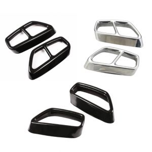 BMW 5-serie G30/31 Ändrör/Slutrör (Avgaskåpa) - Svart & Silver (Flera modeller)