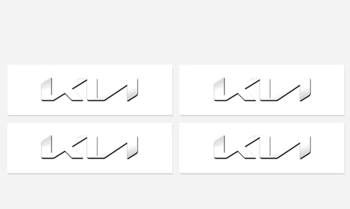 Små KIA loggor 4-pack till exteriör/interiör 6 Små KIA loggor 4-pack till exteriör/interiör - Bild 6