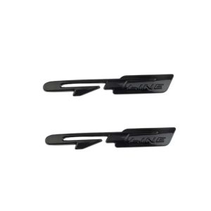 Svart GT-line emblem till KIA, skärm eller baklucka