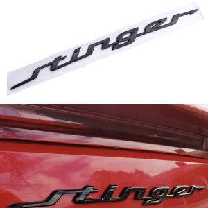 Svart KIA Stinger emblem, till baklucka