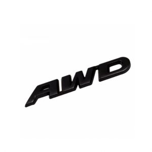 Svart AWD emblem till KIA, baklucka