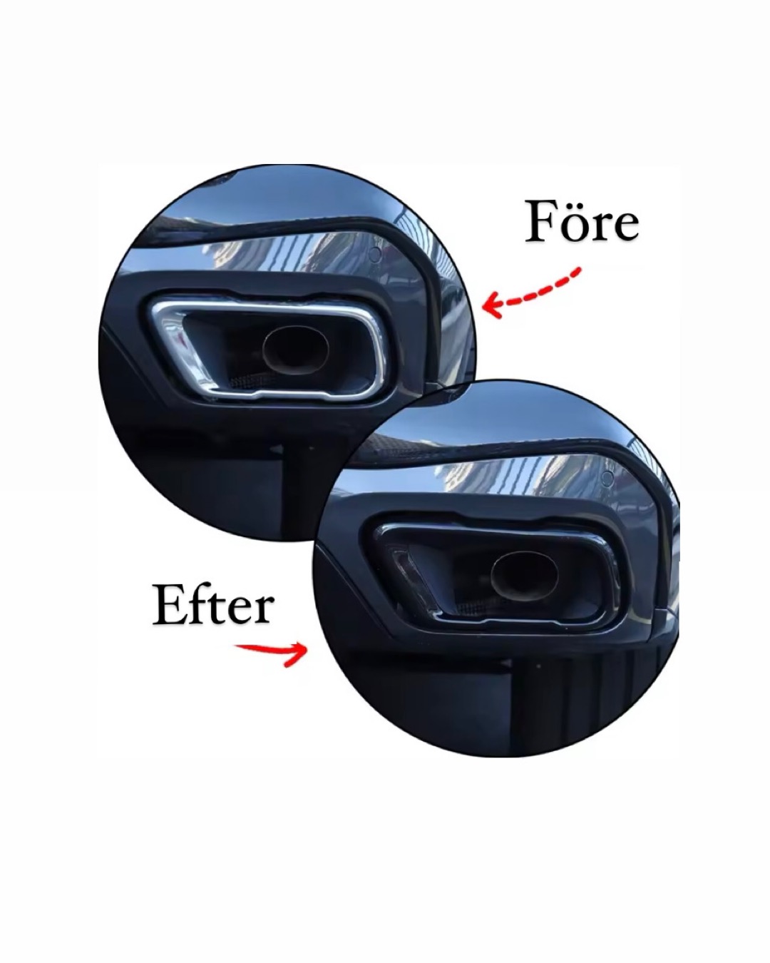 BMW X5/X6/X7 Avgaskåpor/Ändrör i Svart & Silver 7 BMW X5/X6/X7 Avgaskåpor/Ändrör i Svart & Silver - Bild 7