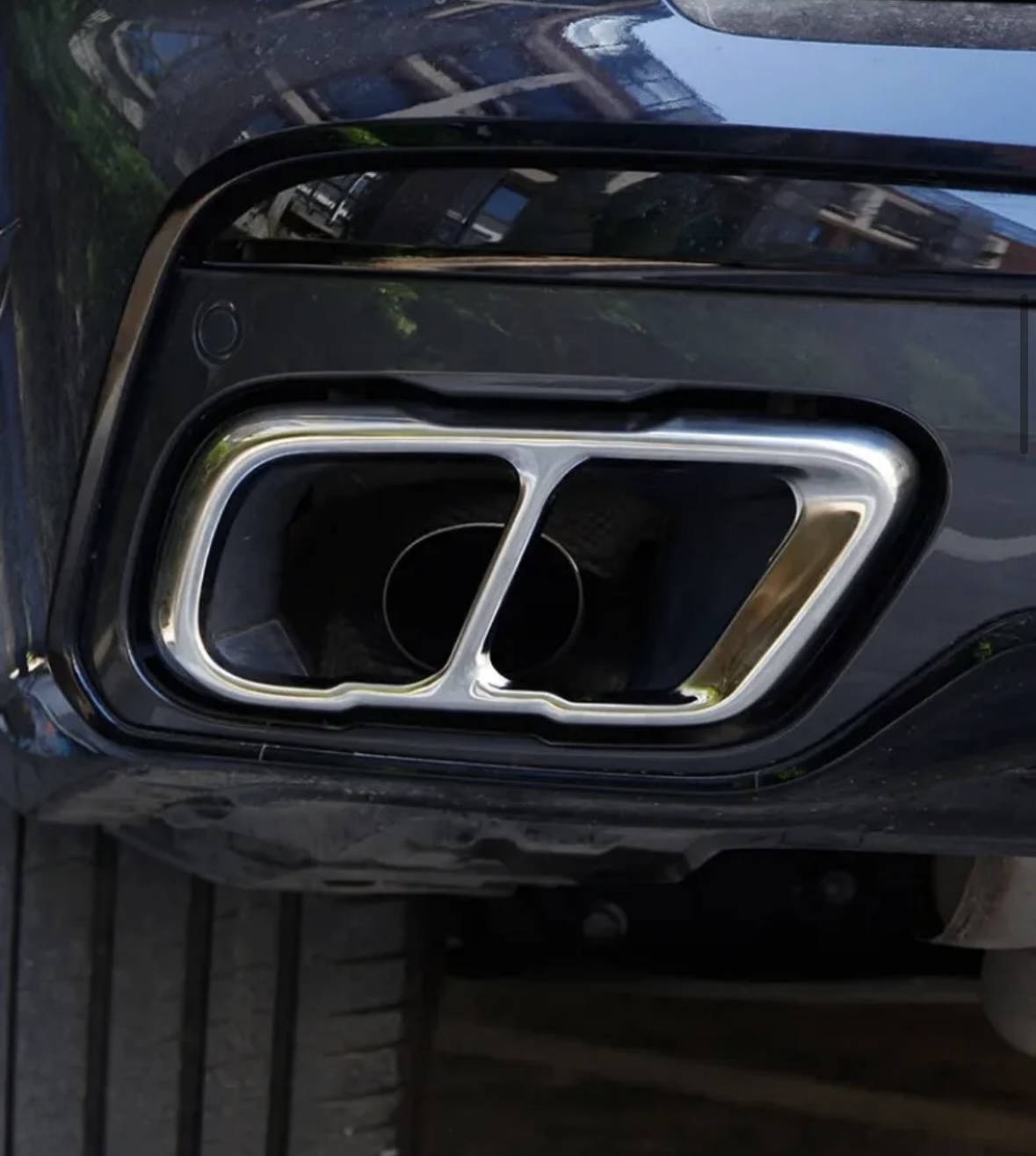 BMW X5/X6/X7 Avgaskåpor/Ändrör i Svart & Silver 15 BMW X5/X6/X7 Avgaskåpor/Ändrör i Svart & Silver - Bild 15