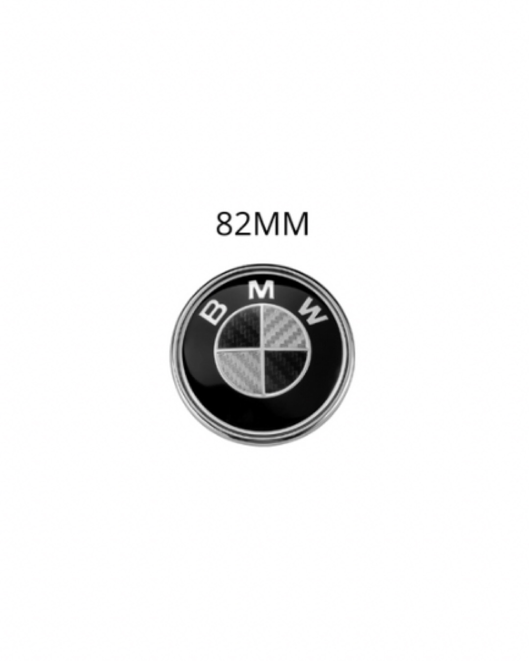 BMW emblem motorhuv/baklucka 82mm/73mm - "Kolfiber" 5 BMW emblem motorhuv/baklucka 82mm/73mm - "Kolfiber" - Bild 5