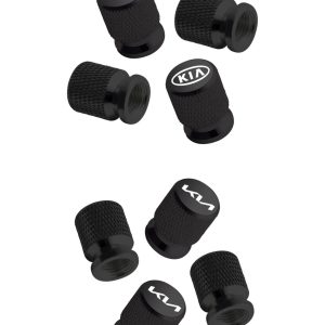 4st Kia ventilhattar med lasergraverad logga