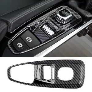 Volvo kolfiber mittkonsol inlägg