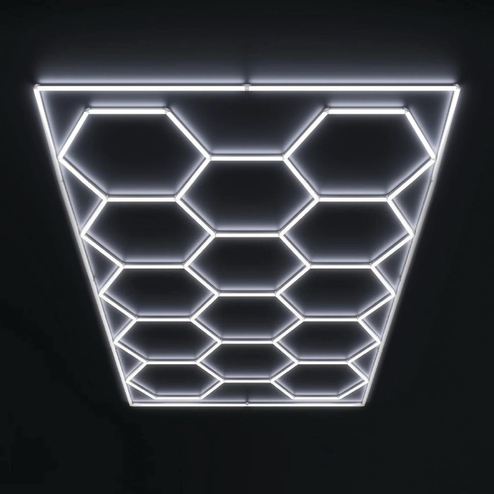 Hexagon belysning LED-Armatur 243x484cm - 6000K (Flera färger) 11 Hexagon belysning LED-Armatur 243x484cm - 6000K (Flera färger) - Bild 11