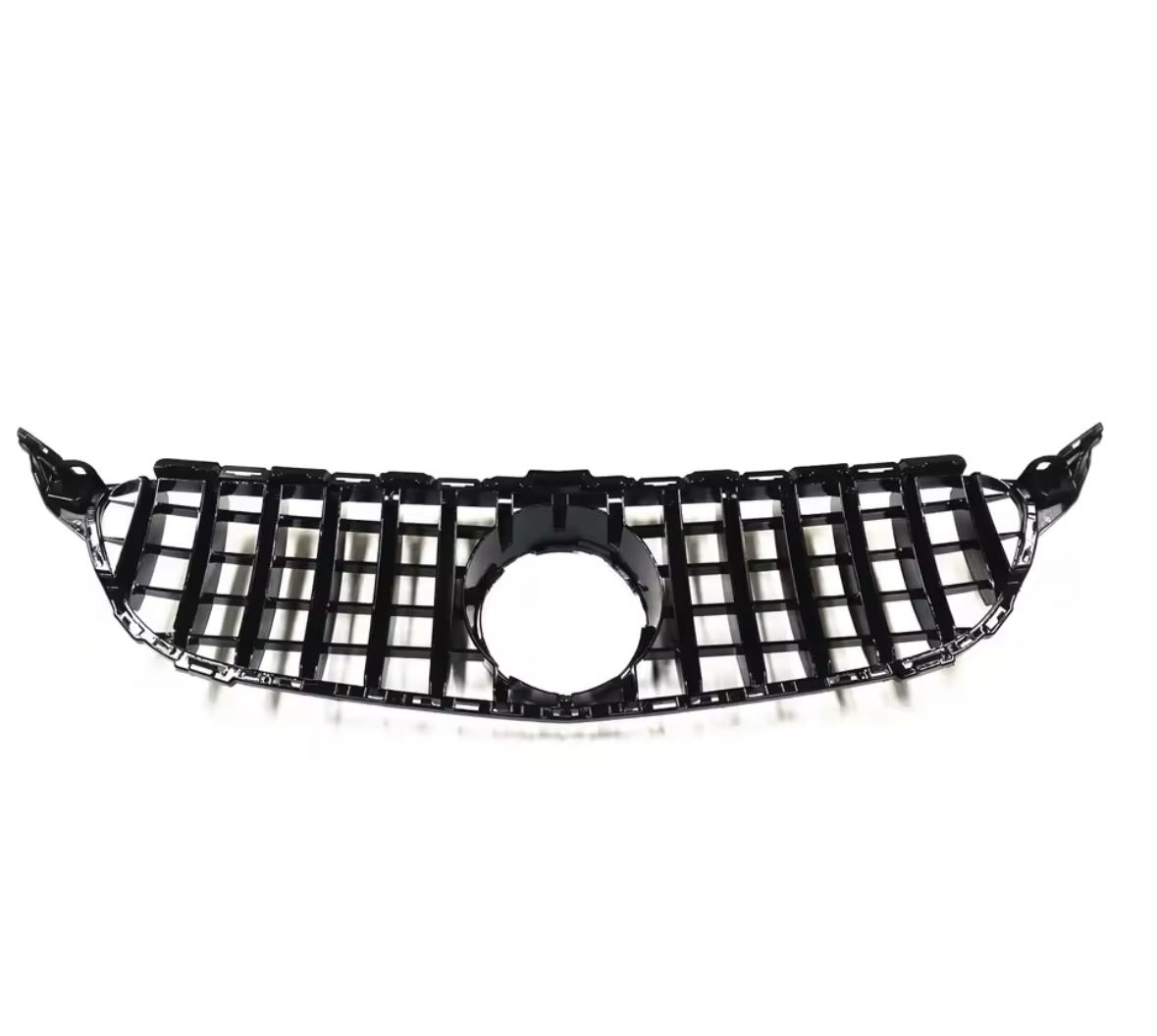 Mercedes GT-grill AMG look panamerican C-klass W205 14-18 (Svart/Krom) 2 Mercedes GT-grill AMG look panamerican C-klass W205 14-18 (Svart/Krom) - Bild 2