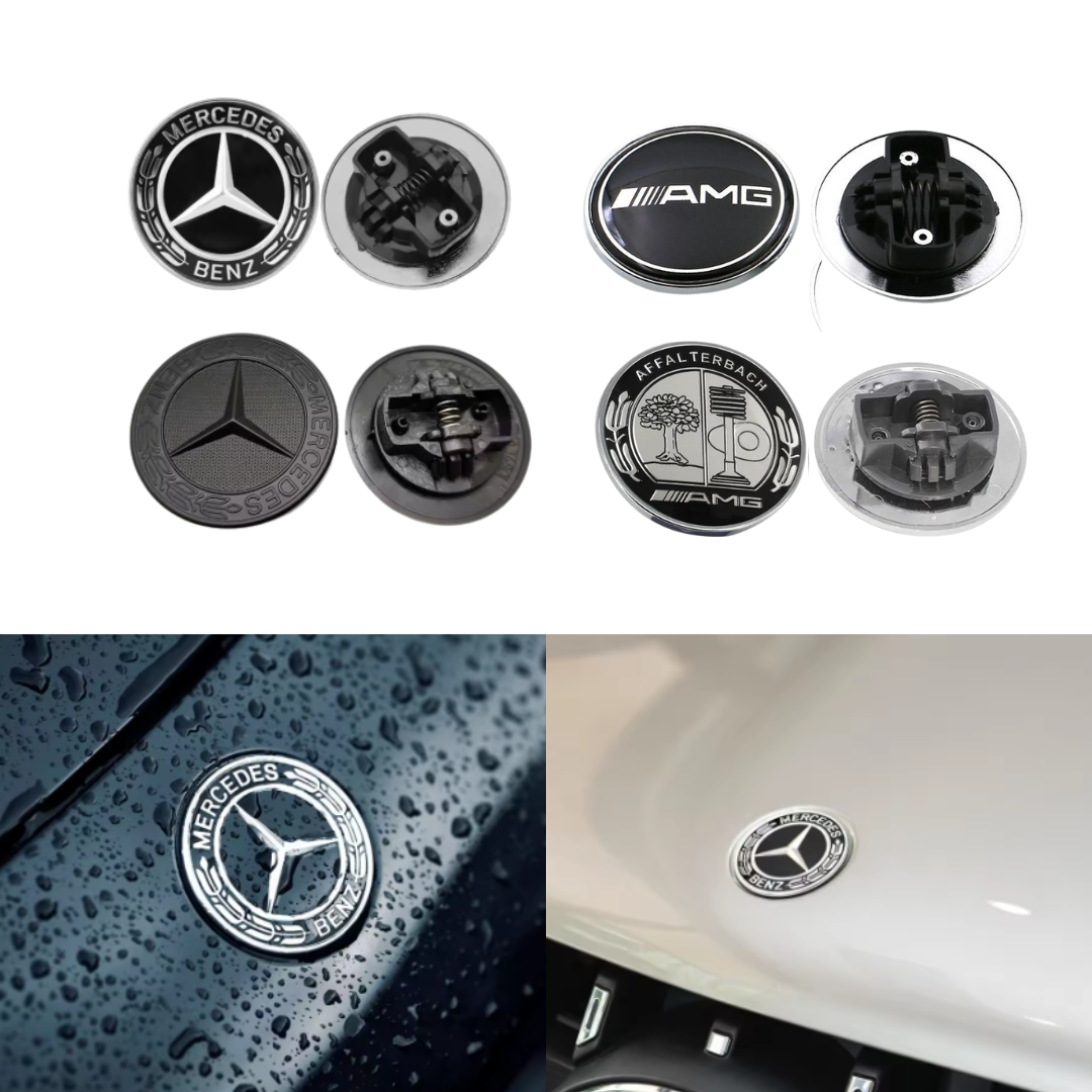 Mercedes-Benz huv emblem 57mm (Flera modeller) 1 Mercedes-Benz huv emblem 57mm (Flera modeller)