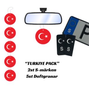 TURKIYE pack - Doftgranar och S-märken