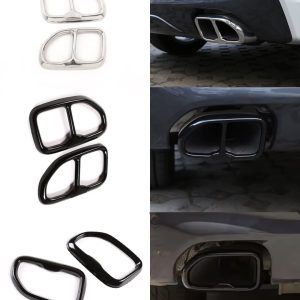 BMW X3/X4 18-22 Ändrör/Slutrör (Avgaskåpa) – Svart & Silver