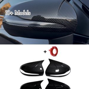 Mercedes Batman spegelkåpor i blanksvart/"kolfiber" - Passar flera modeller
