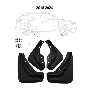 Passande XC40 Stänkskydd/Mudflaps 4-pack – Passar 2018-2024