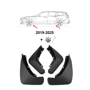 Passande V60 Stänkskydd/Mudflaps 4-pack – Passar 2019-2025