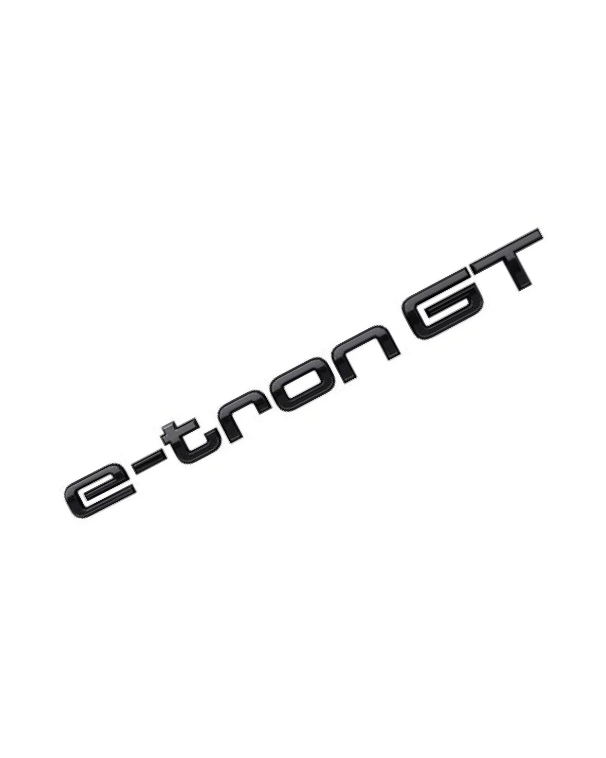 Svart E-tron GT emblem till Audi 1 Svart E-tron GT emblem till Audi