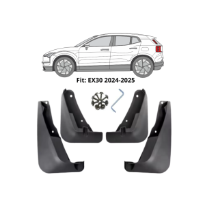 Passande EX30 Stänkskydd/Mudflaps 4-pack – Passar 2024-2025