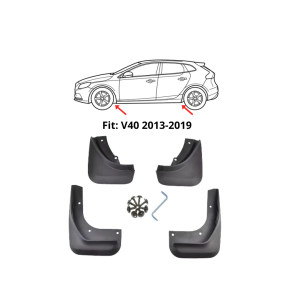 Passande V40 Stänkskydd/Mudflaps 4-pack – Passar 2013-2019